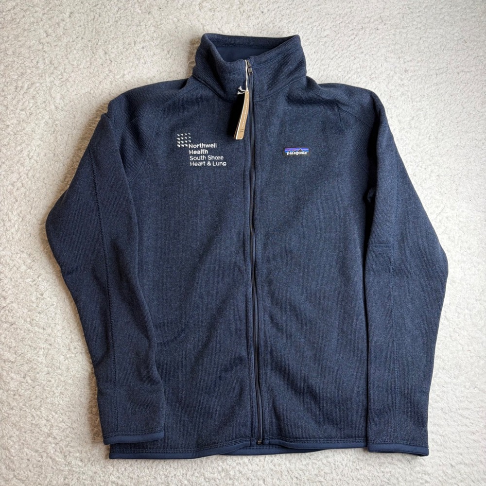 NEW Patagonia Better Sweater Jacket Womens Large Navy Full Zip Fleece 25543 NENA - Picture 2 of 6